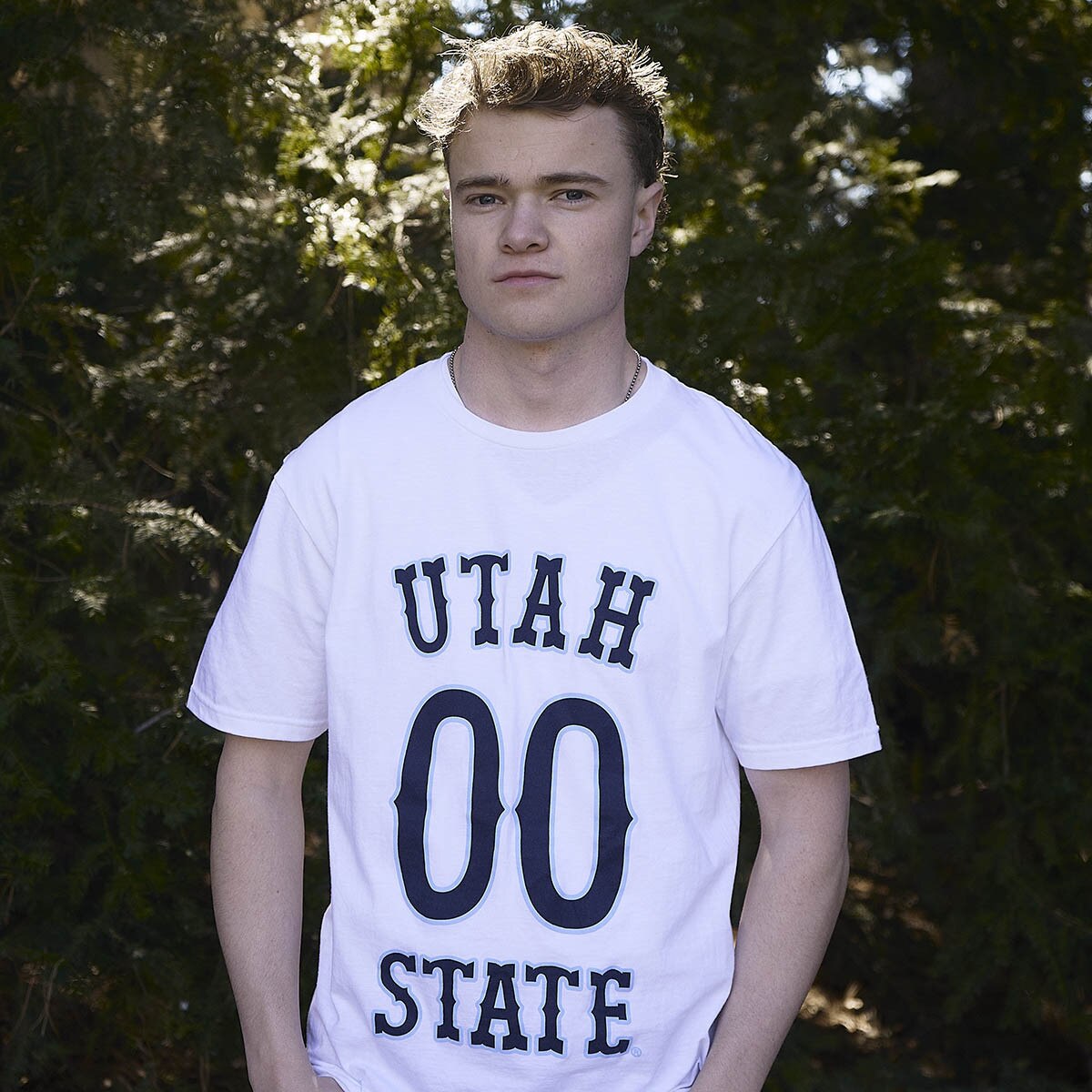Utah State Throwback Unisex Jersey T-Shirt